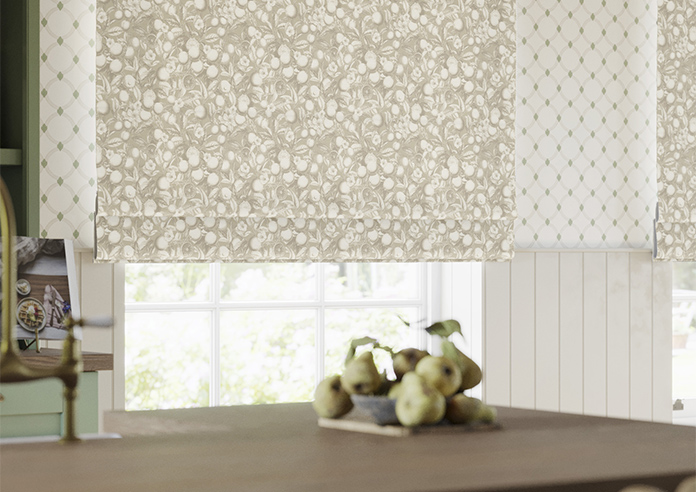 Plum Sketch, Cashmere - Roman Blind - Image 5